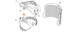 Taśma potnikowa do osłon STIHL G500 G500PC ADVANCE GPA 28 0000-884-9711
