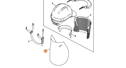 Osłona przeciwdeszczowa hełmu STIHL FUNCTION Basic 0000-889-8004